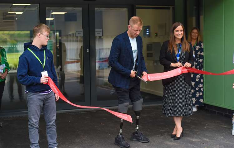 Paralympian Aaron Phipps opens £4.9million hub for students with special needs at Brockenhurst College