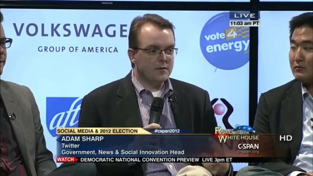 Adam Sharp Beatson Speaker: Adam Sharp, Fmr. Head of News, Govt & Elections at Twitter | LAI
